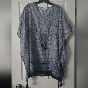 BEACH by BEACHLUNCHLOUNGE Cover Up Size S/P Small Petit Blue
